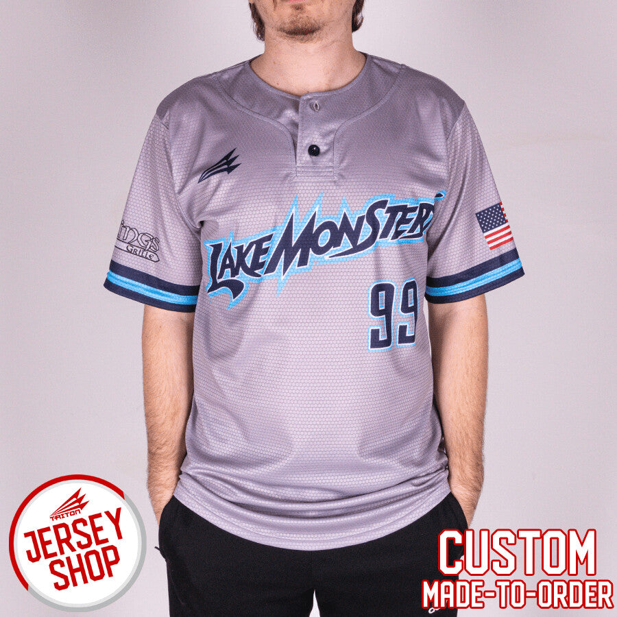 Lake Monsters Custom Baseball Jersey