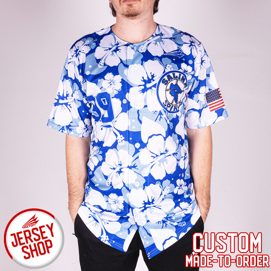 Salina Spikes 'Hawai'i' Custom Baseball Jersey