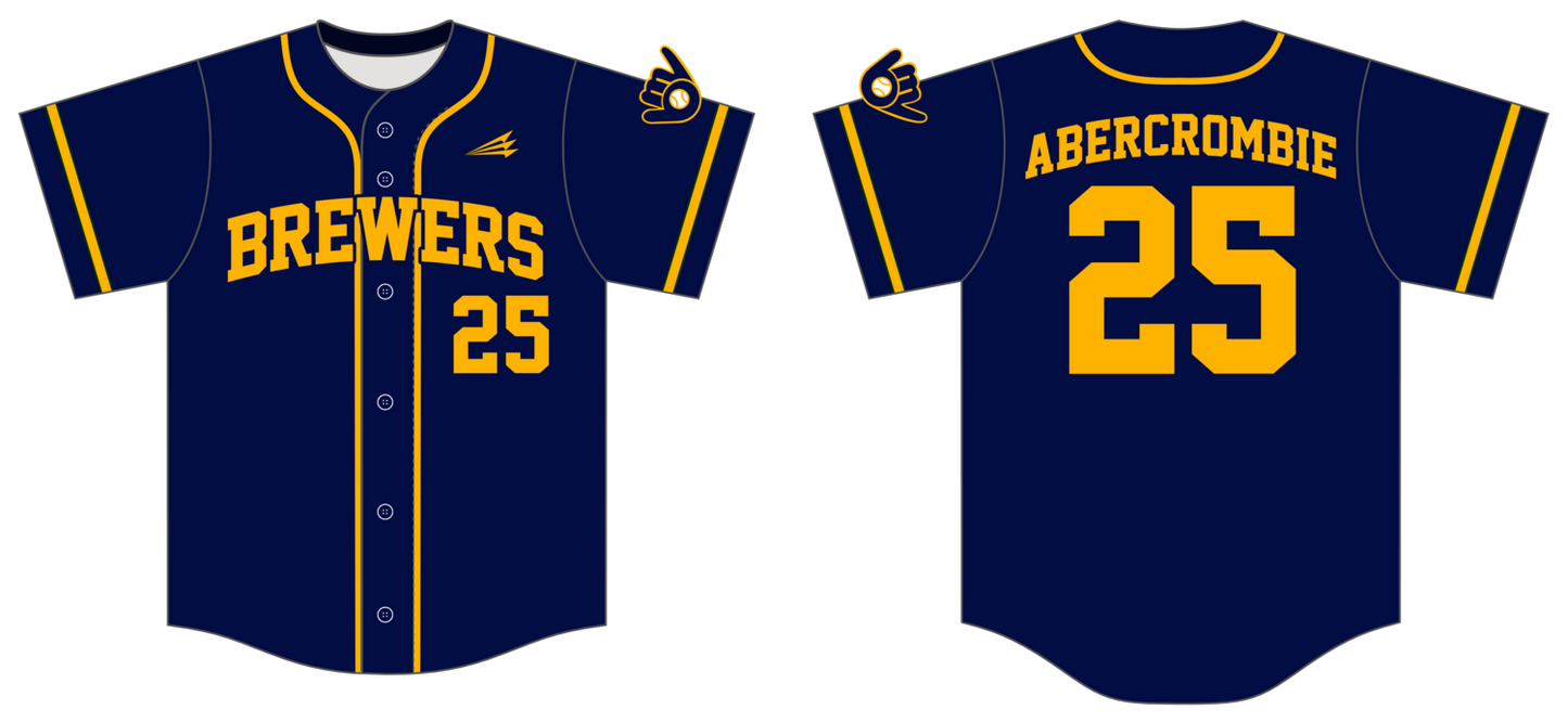 West Maui Brewers Custom Baseball Jersey